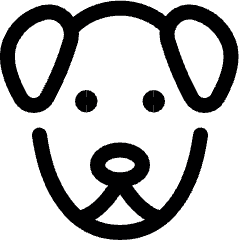 Dog Head Icon from Ultimate Regular Set