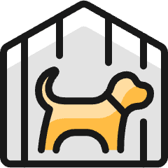 Dog House Icon from Ultimate Colors Set