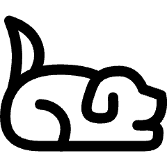 Dog Lying Down Icon from Ultimate Regular Set