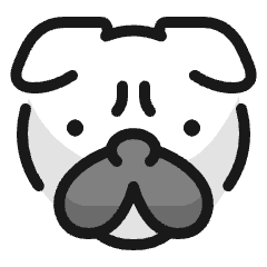 Dog Pitbull Icon from Ultimate Colors Set