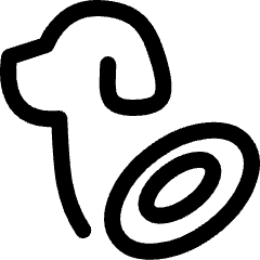 Dog Play Disc Icon from Ultimate Regular Set