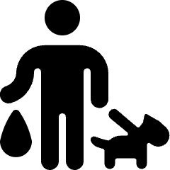 Dog Poop Clean Icon from Ultimate Bold Set