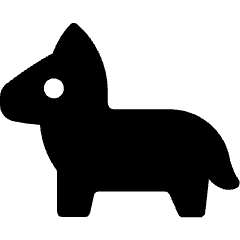 Dog Small 1 Icon from Ultimate Bold Set