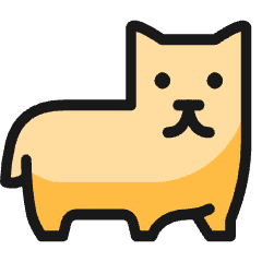 Dog Small Icon from Ultimate Colors Set