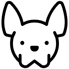 French Bulldog Icon from Ultimate Light Set