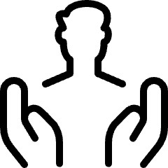 Donation Charity Care Person Male 1 Icon from Ultimate Light Set