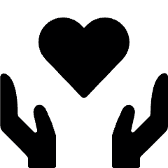 Donation Charity Hand Care Heart Icon from Ultimate Bold Set