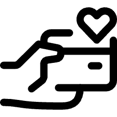 Donation Donate Credit Card 1 Icon from Ultimate Regular Set