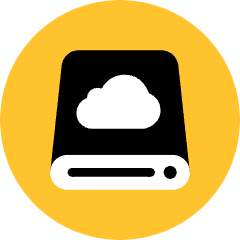 Cloud Storage Icon from Kameleon Pop Set