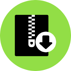 Download Zip Icon from Kameleon Pop Set