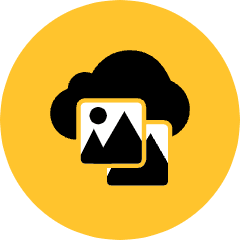 Images Cloud Icon from Kameleon Pop Set