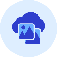 Images Cloud Icon from Kameleon Duo Set