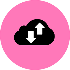 Transfer Cloud Icon from Kameleon Pop Set