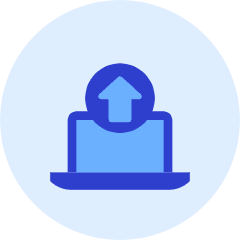 Upload Laptop Icon from Kameleon Duo Set