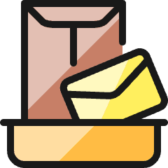 Drawer Envelope Icon from Ultimate Colors Set