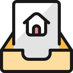 Drawer Home Icon from Ultimate Colors Set