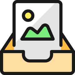 Drawer Image Icon from Ultimate Colors Set