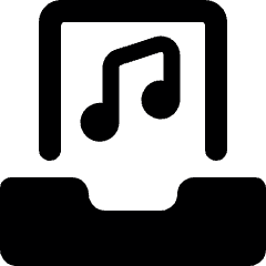 Drawer Music Icon from Ultimate Bold Set