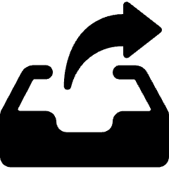 Drawer Send Icon from Ultimate Bold Set