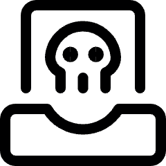 Drawer Skull Icon from Ultimate Regular Set