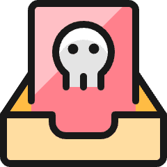 Drawer Skull Icon from Ultimate Colors Set