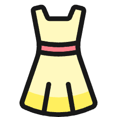 Dress 1 Icon from Ultimate Colors Set