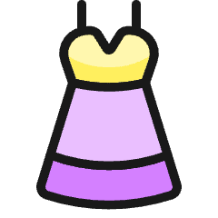 Dress 2 Icon from Ultimate Colors Set