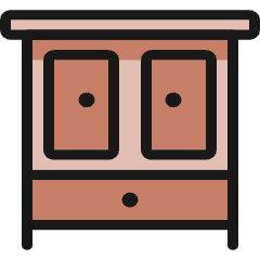 Dresser Double Door Icon from Ultimate Colors Set