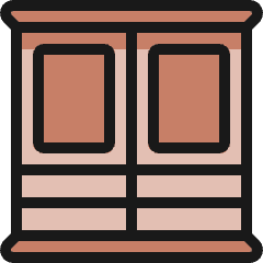 Dresser Double Door 1 Icon from Ultimate Colors Set
