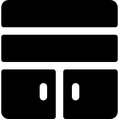 Dresser Drawers 2 Icon from Ultimate Bold Set