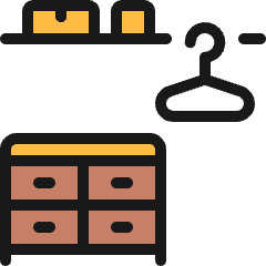 Dressing Hanger 1 Icon from Ultimate Colors Set