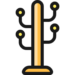 Dressing Hanging Rack 2 Icon from Ultimate Colors Set