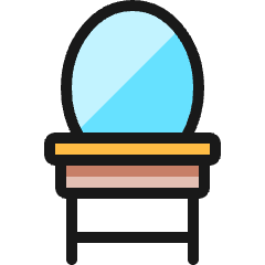 Dressing Mirror 1 Icon from Ultimate Colors Set