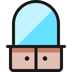 Dressing Mirror Icon from Ultimate Colors Set