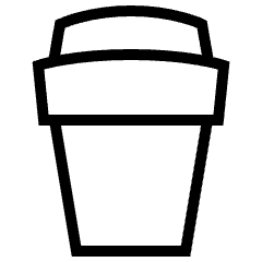 Coffee Icon from Platinum Set