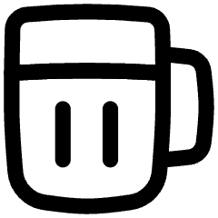 Beer Mug Icon from Flex Line Set