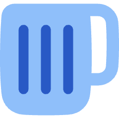 Beer Mug Icon from Plump Flat Set