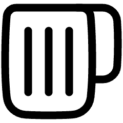 Beer Mug Icon from Plump Line Set