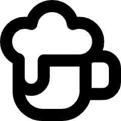 Beer Pitch Icon from Micro Line Set