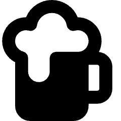 Beer Pitch Icon from Core Solid Set