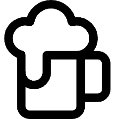 Beer Pitch Icon from Core Line Set
