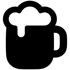 Beer Pitch Icon from Plump Solid Set