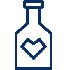 Bottle Vodka Icon from Cyber Line Set