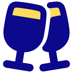 Champagne Party Alcohol Icon from Plump Pop Set