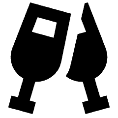 Champagne Party Alcohol Icon from Sharp Remix Set