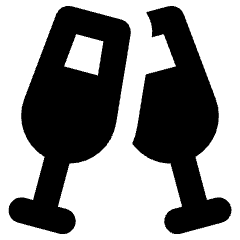 Champagne Party Alcohol Icon from Core Solid Set