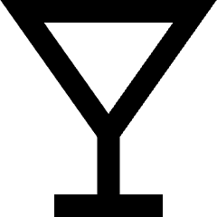 Cocktail Glass Icon from Sharp Remix Set