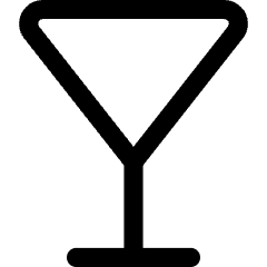 Cocktail Glass Icon from Core Line Set