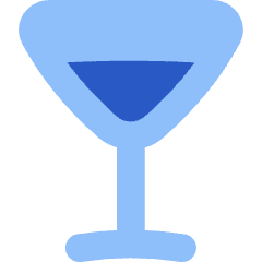 Cocktail Glass Icon from Flex Flat Set