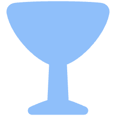 Cocktail Glass Icon from Plump Flat Set